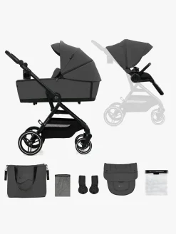 Kinderkraft YOXI 2-in-1 Duovogn, Moonlight Grey