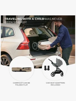 Kinderkraft YOXI 2-in-1 Duovogn, Sand Beige