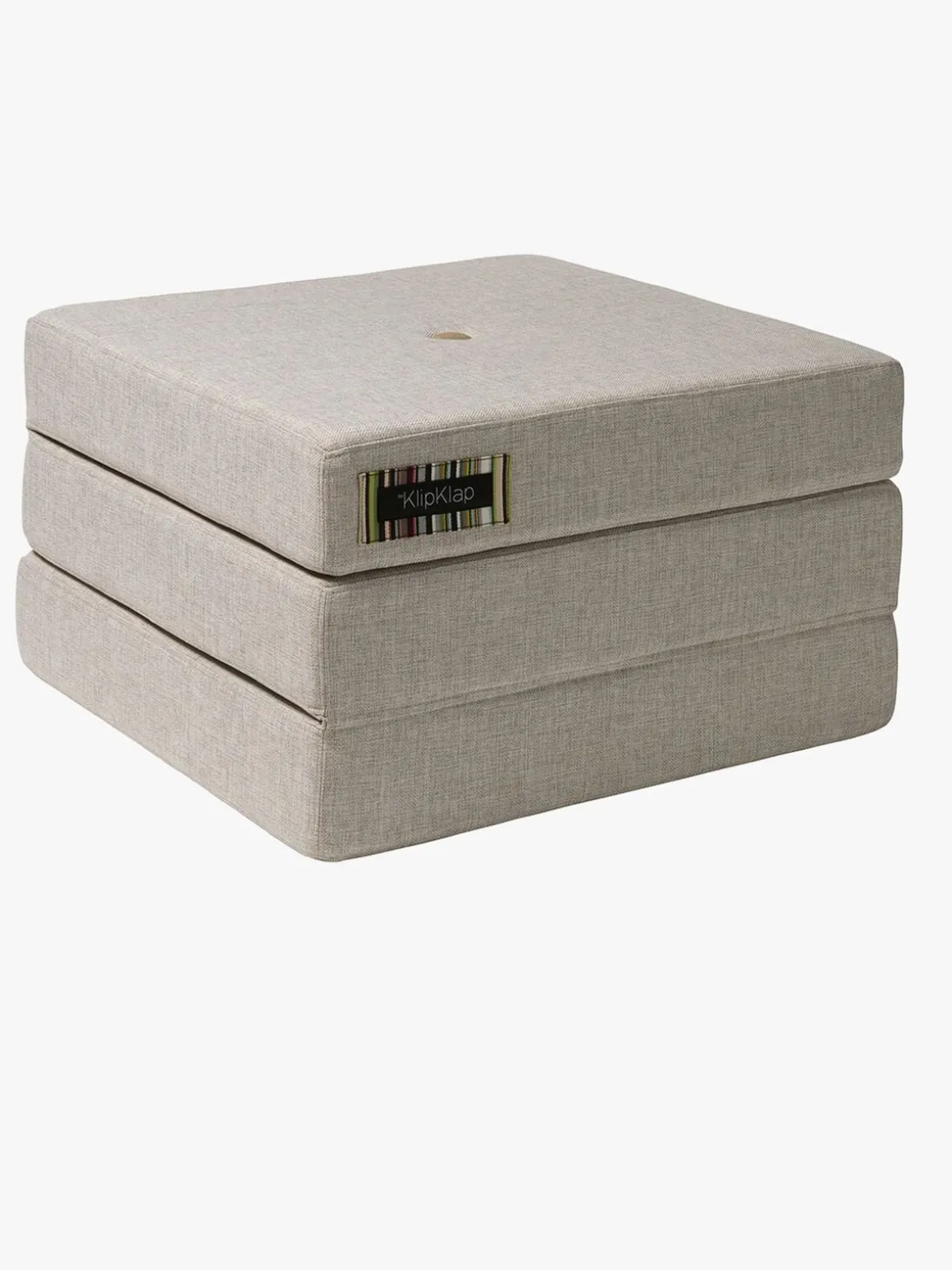 KlipKlap 3 Fold Single Madras, Beige