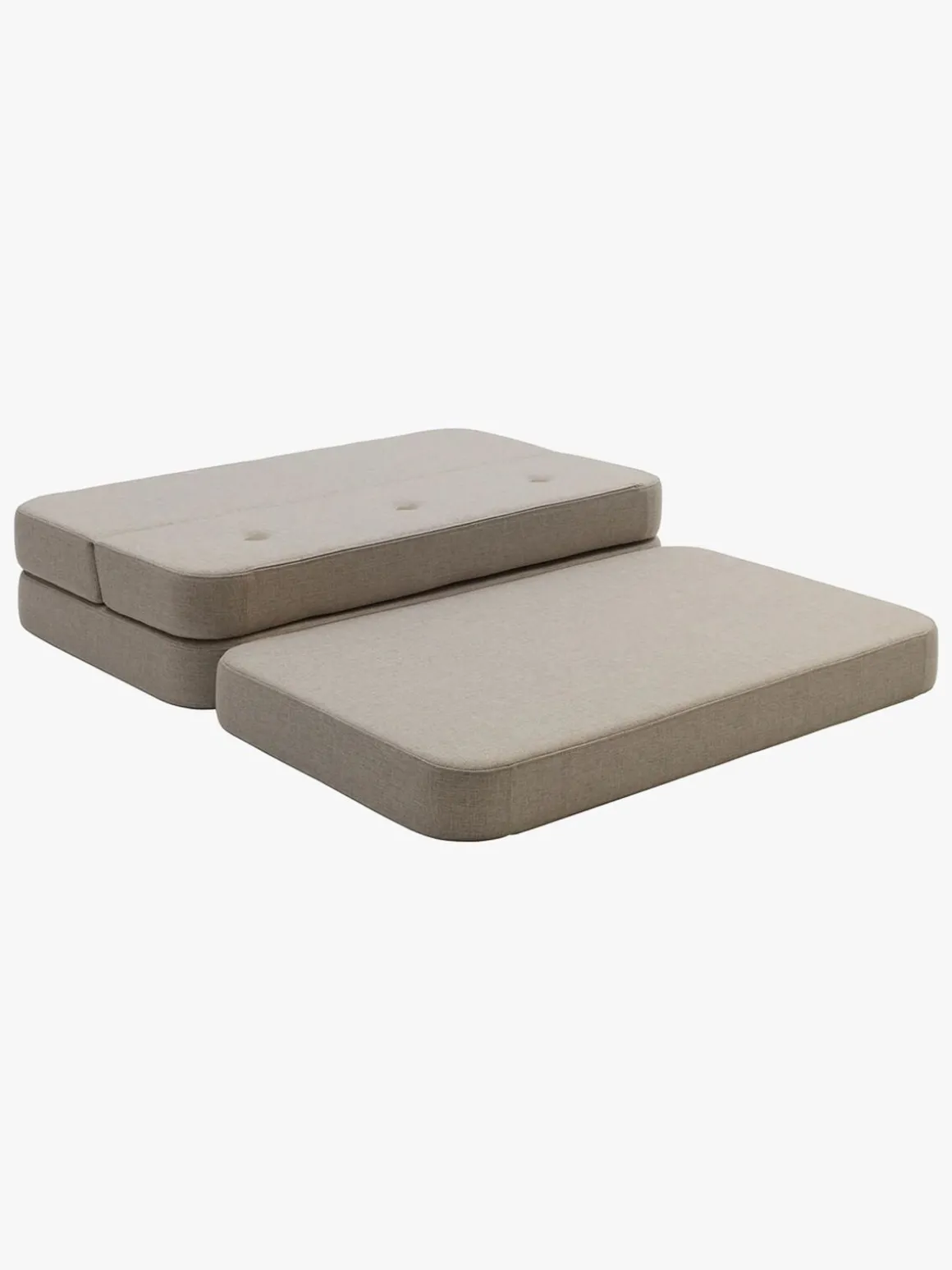 KlipKlap 3 Fold Sofa, Sandfarvet