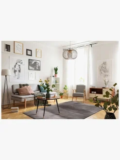 KM Carpets Cozy Gulvtæppe 110x160, Grey