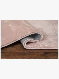 KM Carpets Cozy Gulvtæppe 110x160, Dusty Pink