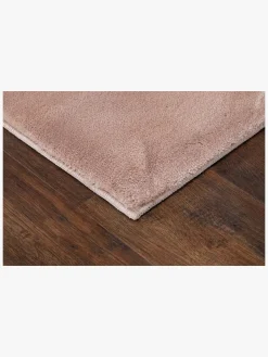 KM Carpets Cozy Gulvtæppe 110x160, Dusty Pink