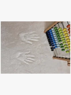 KM Carpets Cozy Rundt Gulvtæppe 160, White