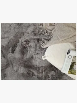 KM Carpets Cozy Rundt Gulvtæppe 160, Grey