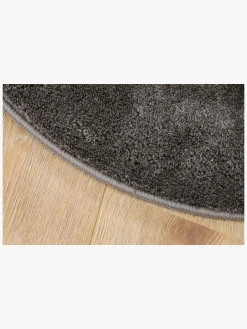 KM Carpets Cozy Rundt Gulvtæppe 160, Grey