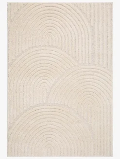 KMCarpets Doria Zen Gulvtæppe 120x170, Hvid