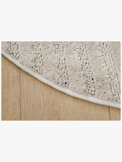 KMCarpets Doria Zen  Rundt Gulvtæppe 160, Hvid