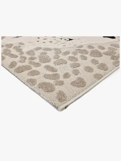 KMCarpets Gulvtæppe Leopard 80x150, Creme