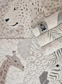 KMCarpets Gulvtæppe Zebra 80x150, Creme