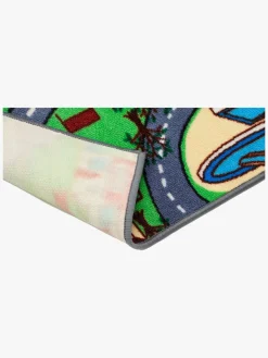 KMCarpets Vejgulvtæppe m. Gummiunderside Multi 133x170