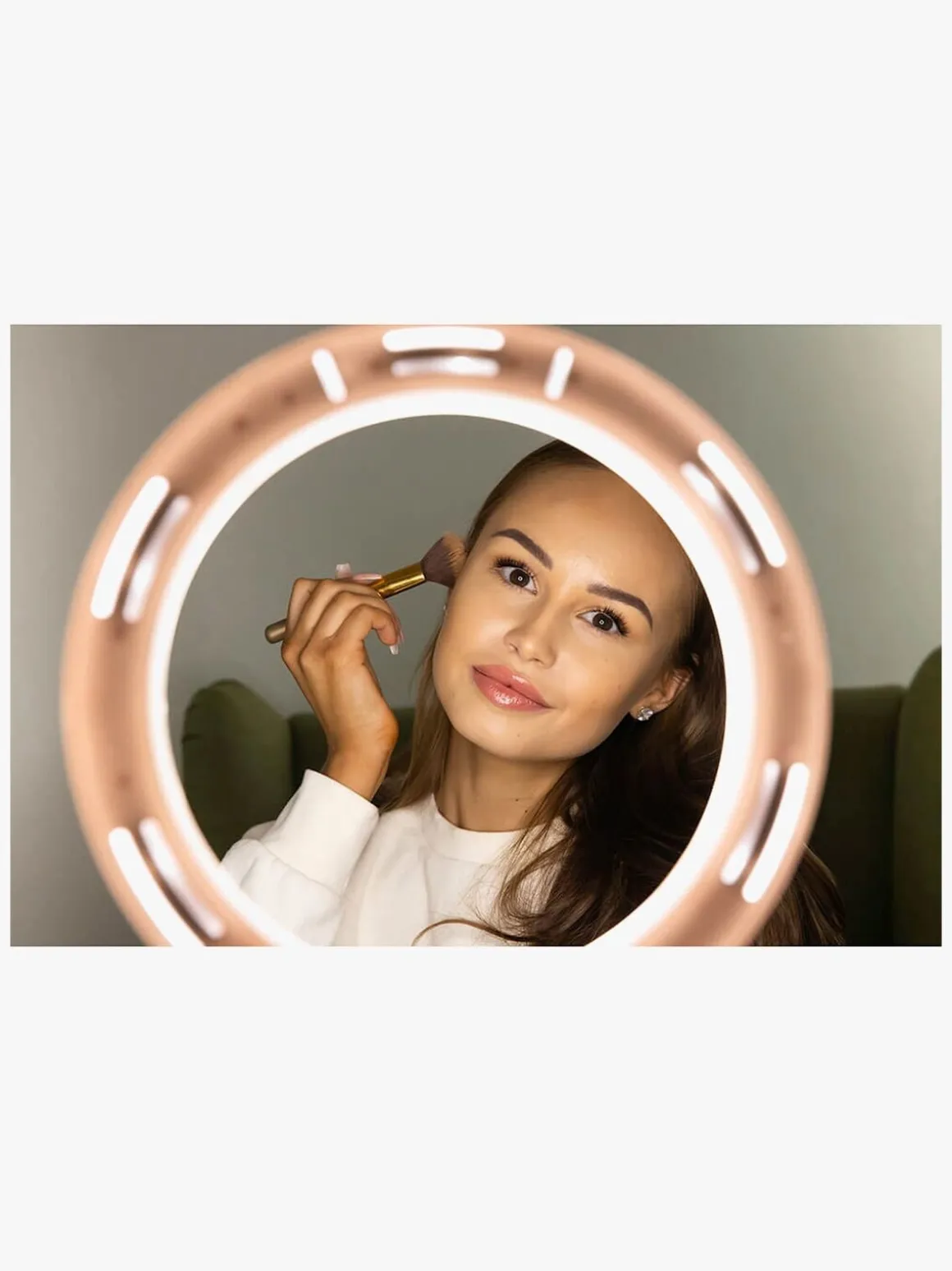 Kodak Desk Ring Light Lampe 10 Tommer, Hvid