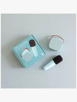 Lalarma Bluetooth-højttaler med Trådløs Mikrofon, Blå