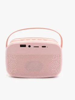 Lalarma Karaokesæt med LED-lys & 2 Mikrofoner, Pink