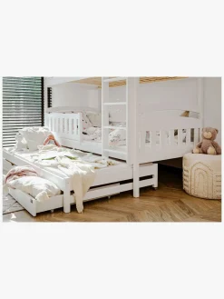 Lano Meble BLANKA Tribbelkøjeseng 90x200, Hvid