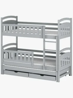 Lano Meble BLANKA Tribbelkøjeseng 90x200, Grå