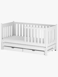 Lano Meble KAJA Udtrækkelig Dobbeltseng 90x200, Hvid