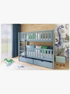 Lano Meble KSAWERY Køjeseng 80x180, Grå