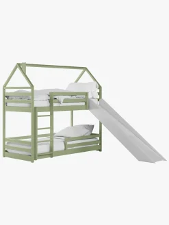 Lano Meble PLAY Køjeseng med Rutsjebane 90x200, Olive