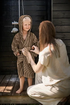 Leander Badekåbe 5-6 År, Mocca