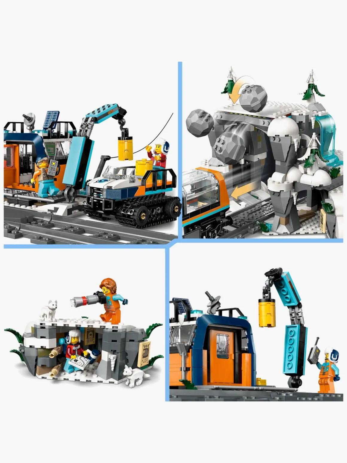 LEGO City 60470 Polarforskernes arktiske eksprestog