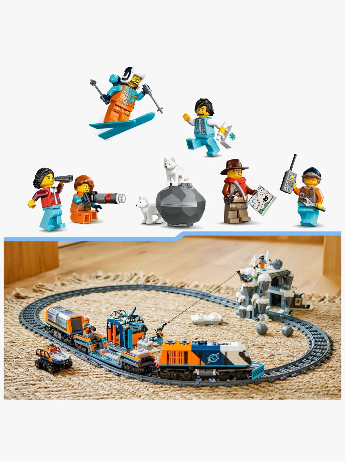 LEGO City 60470 Polarforskernes arktiske eksprestog