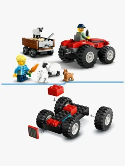 LEGO City 60461 Rød traktor med anhænger og får