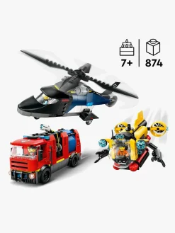 LEGO City 60462 Remix – helikopter, brandbil og ubåd