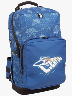 LEGO® City Space Explorer Taskesæt 20,5L med Fastgørelsesbar Gymnastikpose & Fyldt Penalhus, Blå