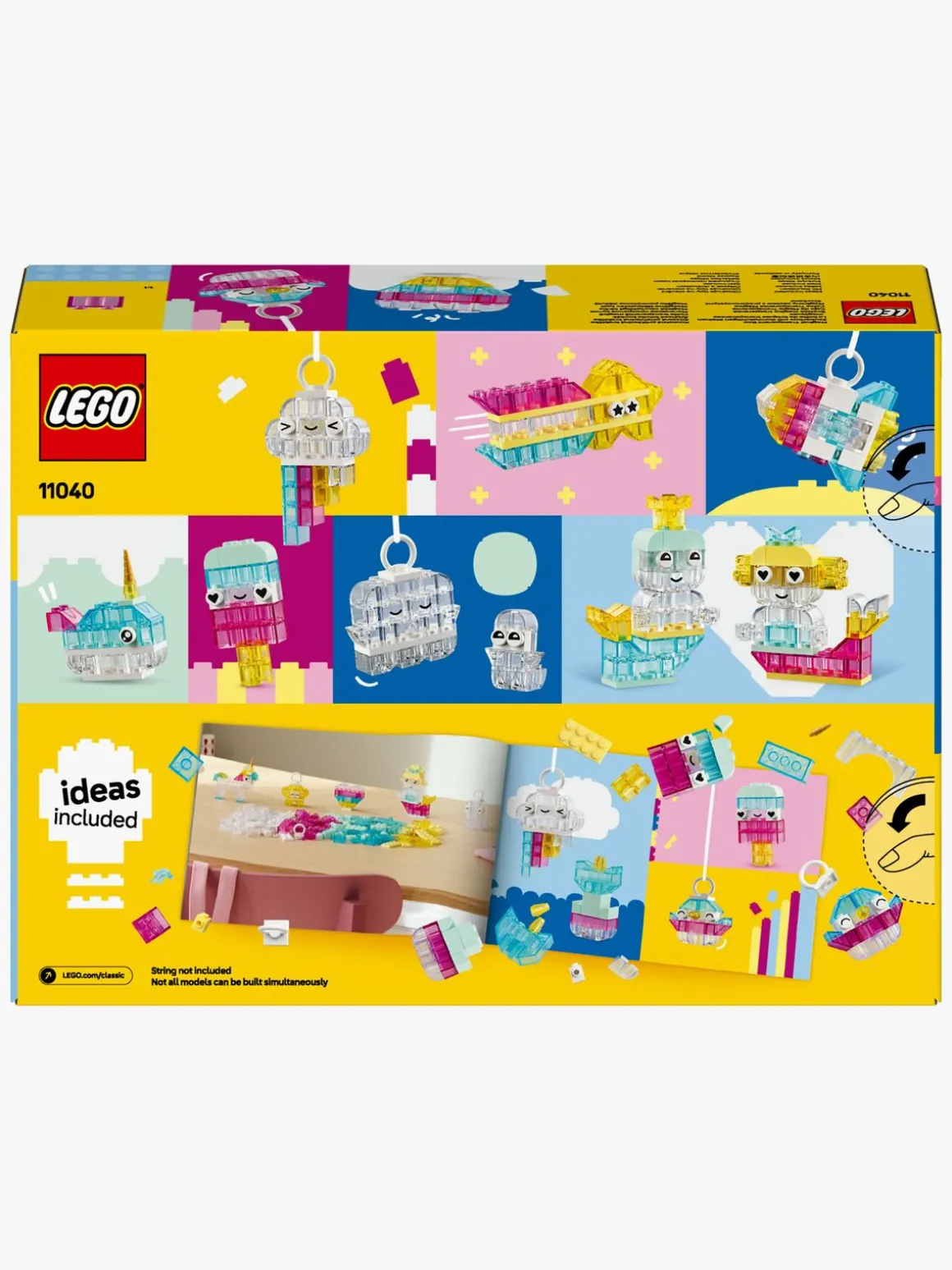 LEGO Classic 11040 Magiske gennemsigtige klodser