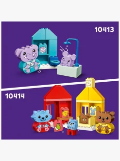 LEGO DUPLO My First 10414 Dagligdagens rutiner: Spisetid og sengetid