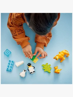 LEGO DUPLO Town 10442 Vilde dyrefamilier: pingviner og løver