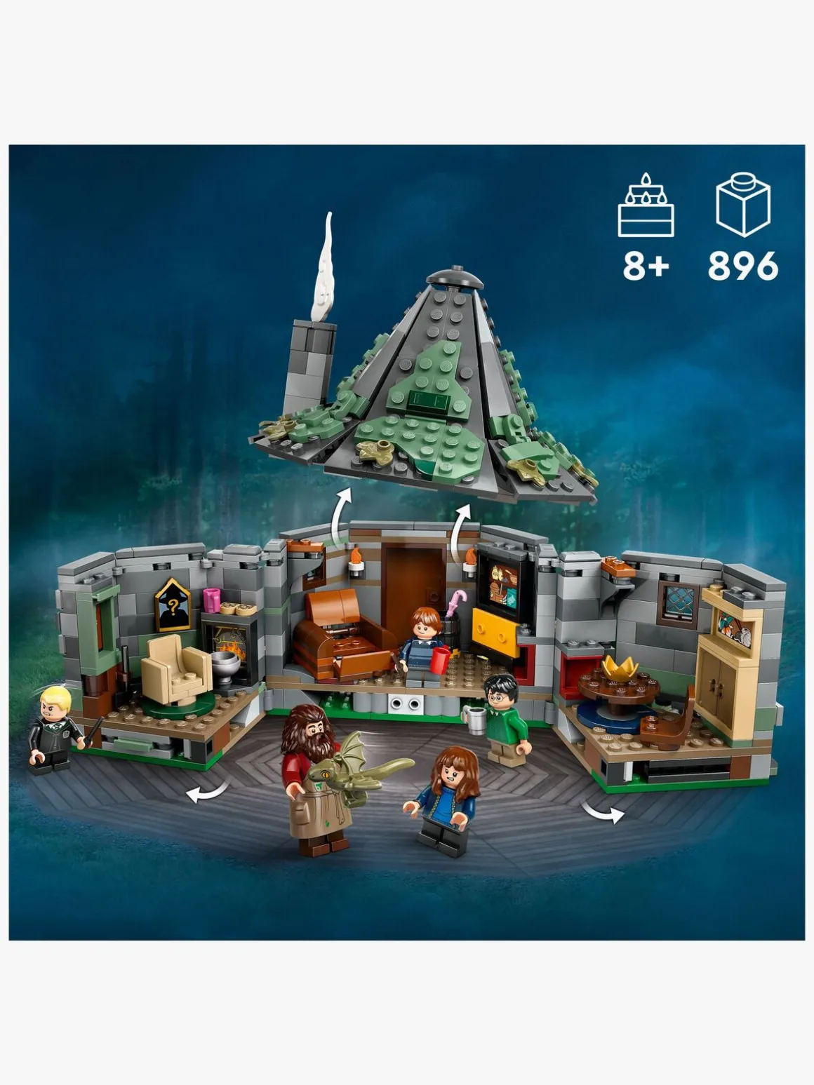 LEGO Harry Potter 76428 Hagrids hytte: et uventet besøg