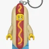 LEGO Iconic Hot Dog Man Nøglering med LED-lys