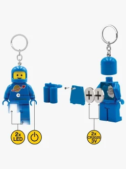 LEGO® Ikonisk Astronaut Nøglering med LED-lys, Blå
