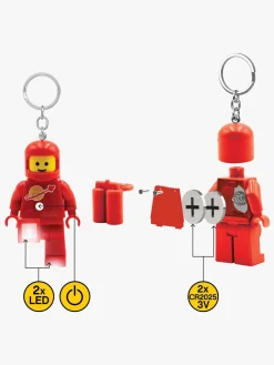 LEGO® Ikonisk Astronaut Nøglering med LED-lys, Rød