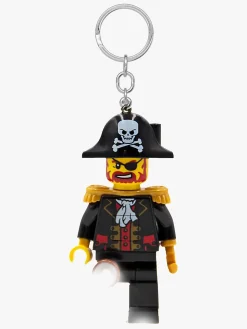 LEGO® Ikonisk Kaptajn Brickbeard Nøglering med LED-lys