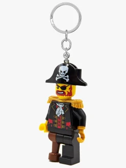 LEGO® Ikonisk Kaptajn Brickbeard Nøglering med LED-lys