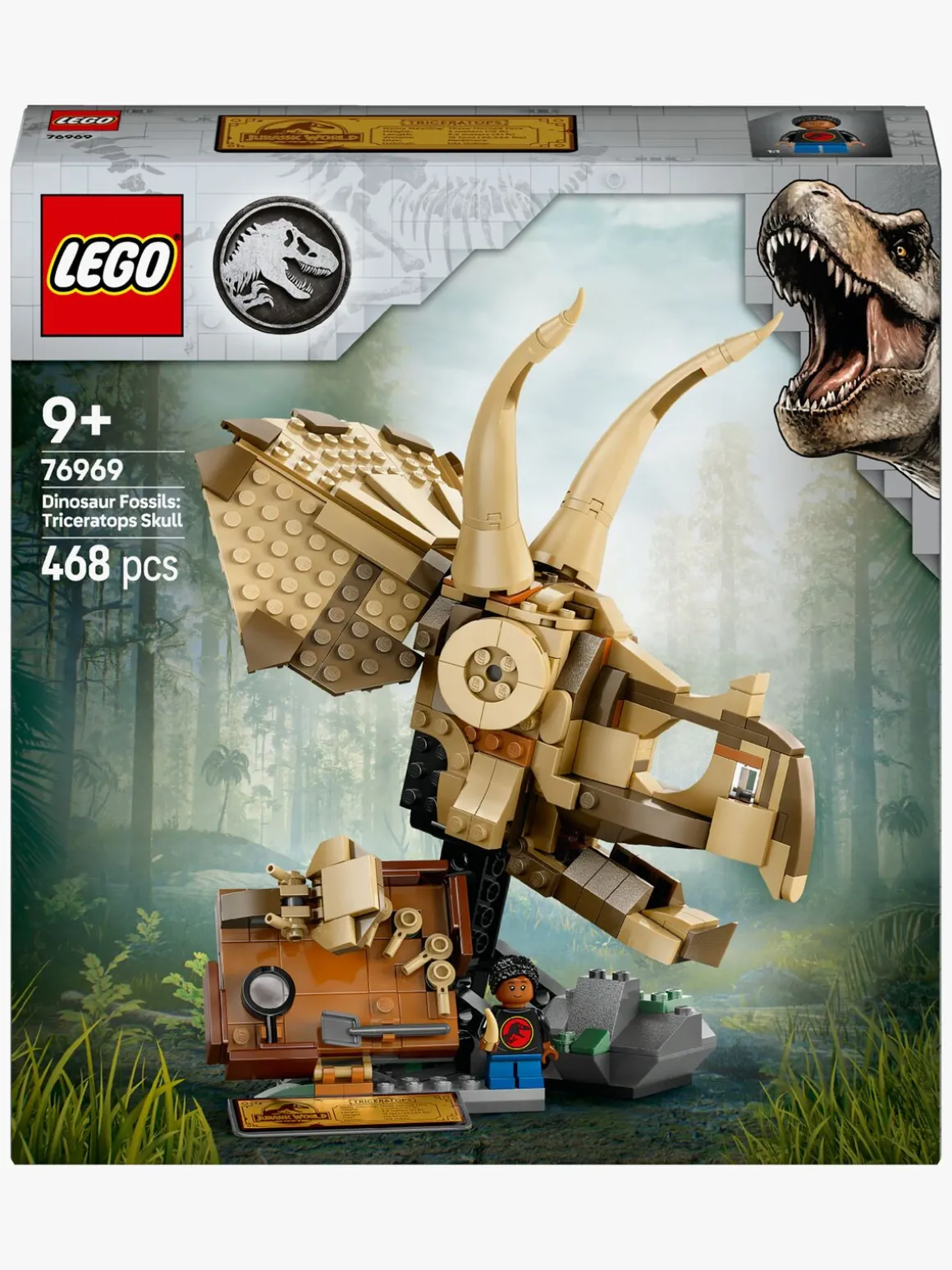 LEGO Jurassic World 76969 Dinosaurfossiler: Triceratops-kranium