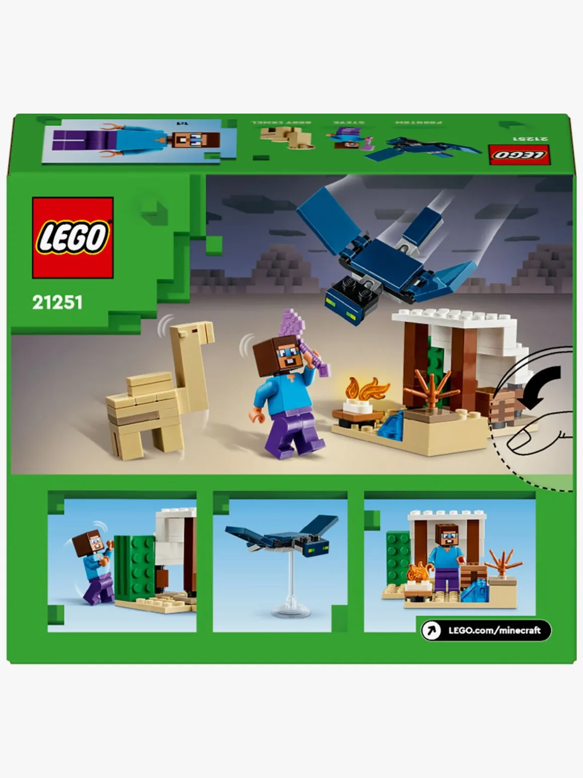 LEGO Minecraft 21251 Steves ørkenekspedition