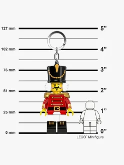 LEGO® Minifigure™ Nøddeknækker Nøglering med LED-lys