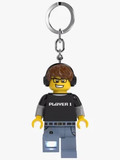LEGO® Minifigure™ Videospil Dreng Nøglering med LED-lys