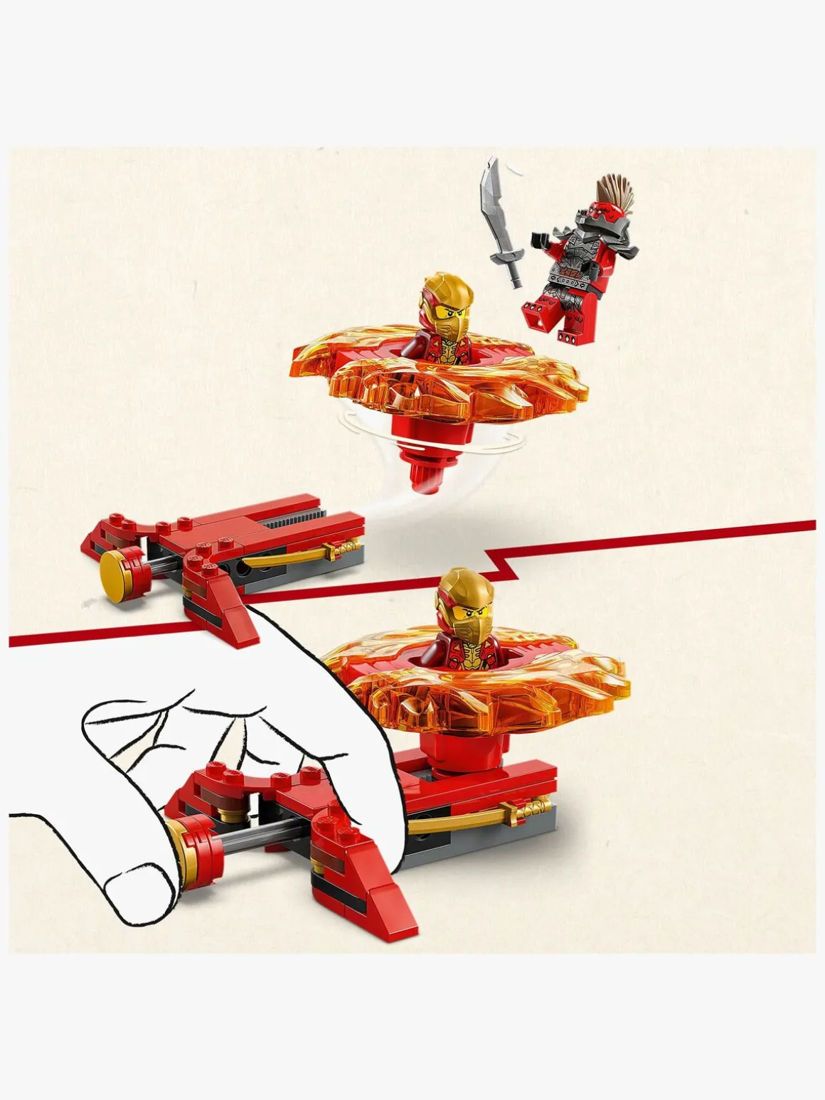 LEGO Ninjago 71823 Kais drage-Spinjitzu-spinner