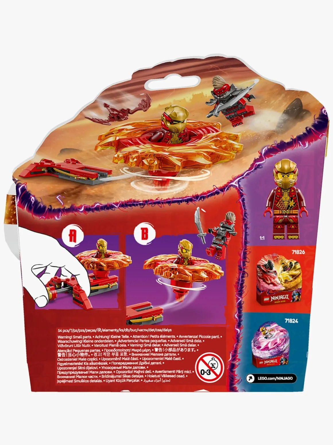 LEGO Ninjago 71823 Kais drage-Spinjitzu-spinner