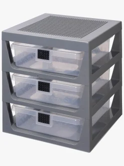 LEGO Opbevaring 3 Kasser, Dark Grey