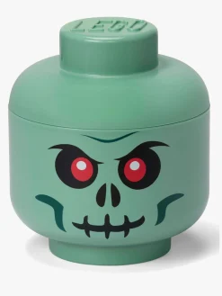 LEGO Opbevaringsboks Hoved Skelet Small, Grøn