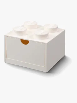 Lego Opbevaringsboks med Skuffe 4, Hvid