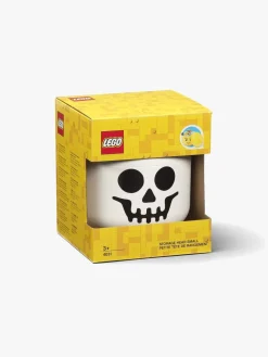 Lego Opbevaringsboks Skelet Lille, Hvid