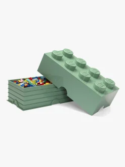 LEGO Opbevaringskasse 8, Sand Grøn