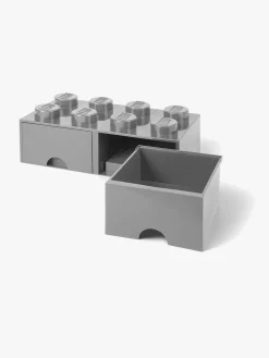 LEGO Opbevaringsklods 8, Grå